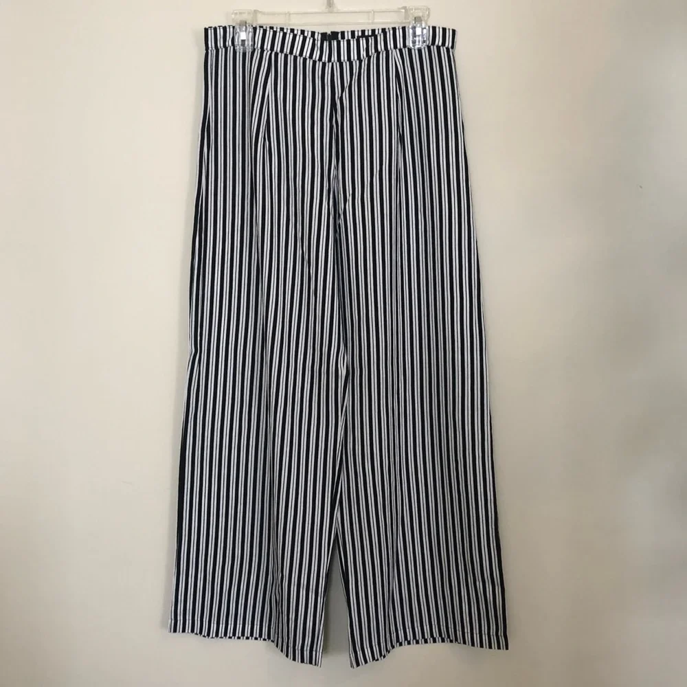 Motel x Dolls Kill Ari Striped Palazzo Pants - Picture 3 of 7